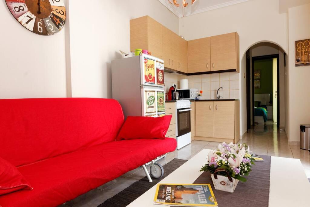 Apartamento Big Terrace Near Metro And Athens Center Exterior foto